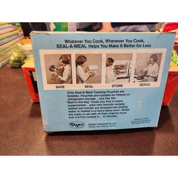 1976 DAZEY SEAL-A-MEAL Model 8000 with Original‎ Box Works inc. extra bags - Picture 6 of 15